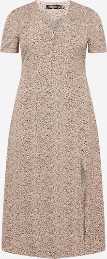 Missguided Plus Kleid in grün / rosa / weiß, Produktansicht