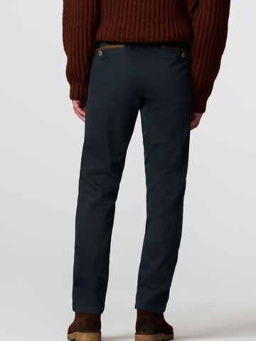 MEYER Slimfit Hose 'Dublin' in Blau