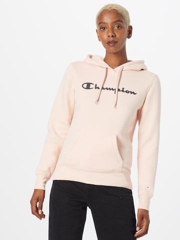 Champion Authentic Athletic Apparel - Sweatshirt em rosa: frente