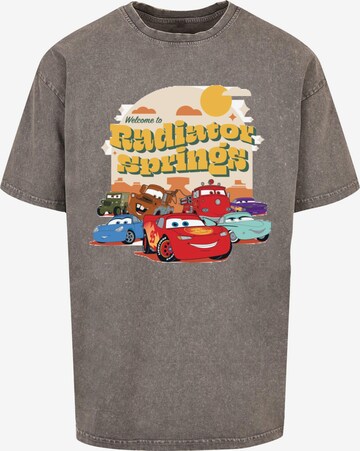 ABSOLUTE CULT T-Shirt 'Cars - Radiator Springs Group' in Grau: predná strana