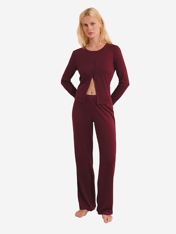 Pantaloncini da pigiama 'Bayaline' di ETAM in rosso