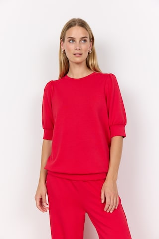 Soyaconcept Sweatshirt 'Banu' in Rood: voorkant