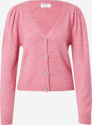 ONLY Knit Cardigan 'MILLY' in Pink: front