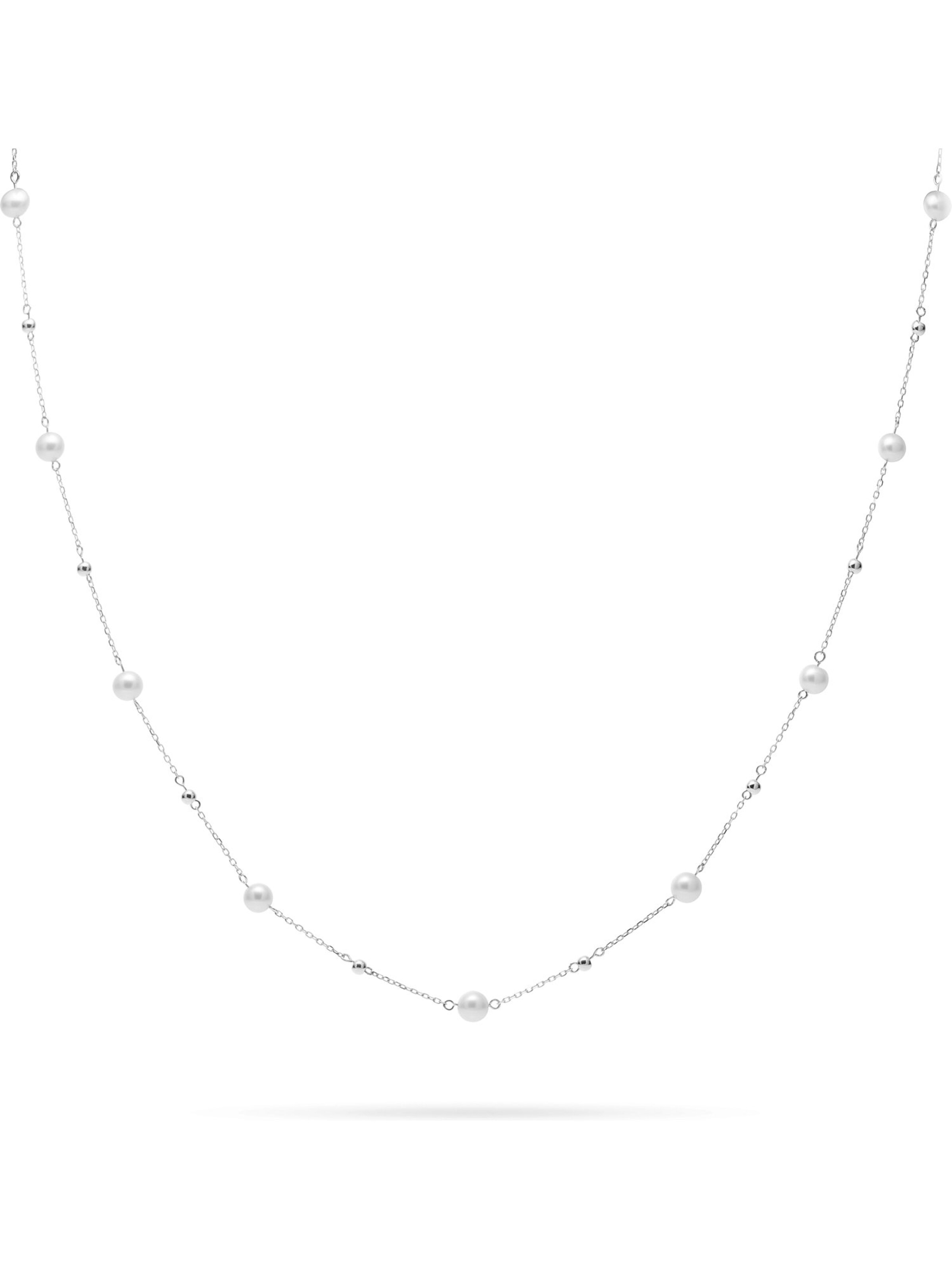 CHRIST Necklace in White: front