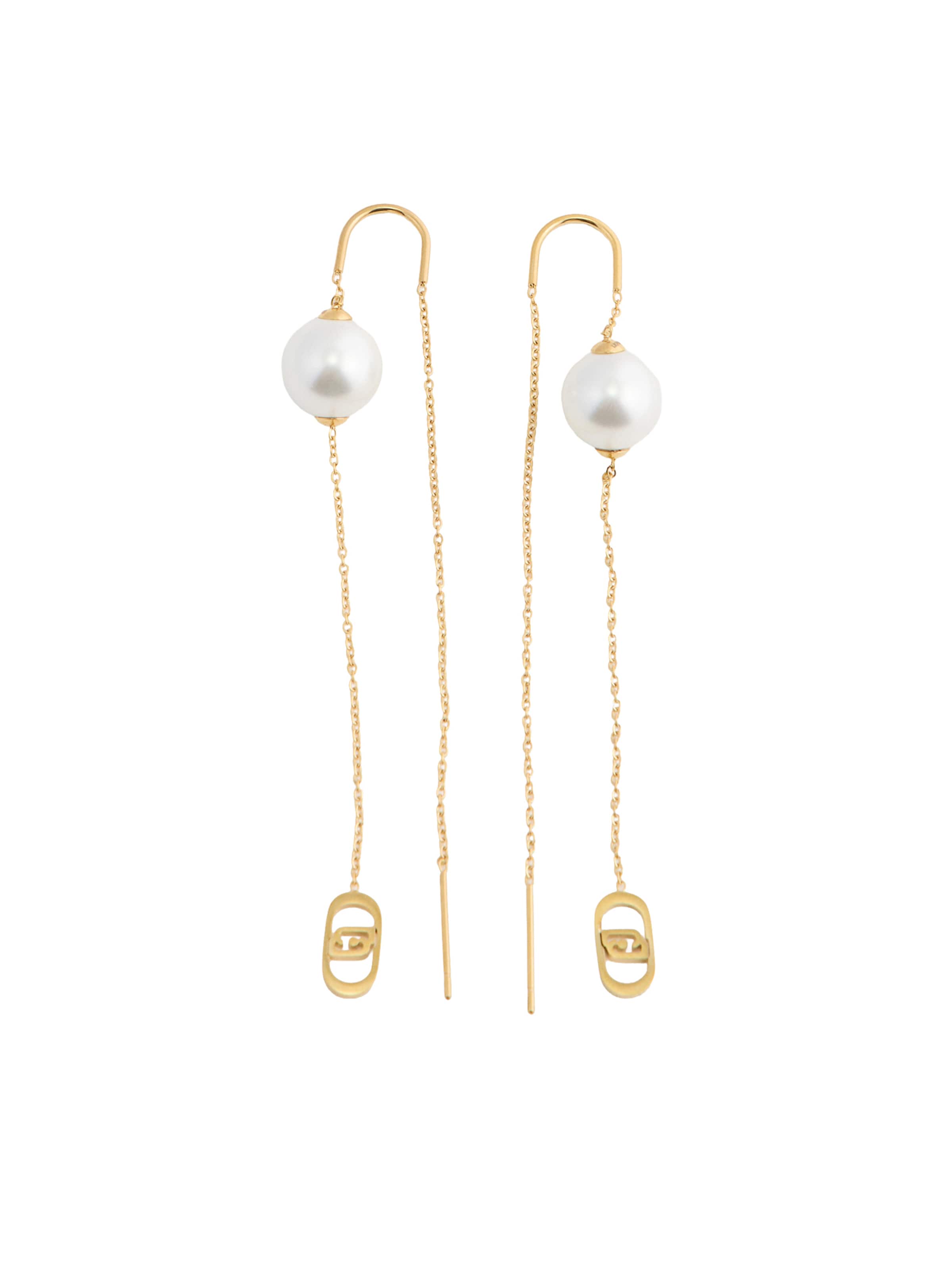 Boucles d'oreilles Liu Jo en or : devant