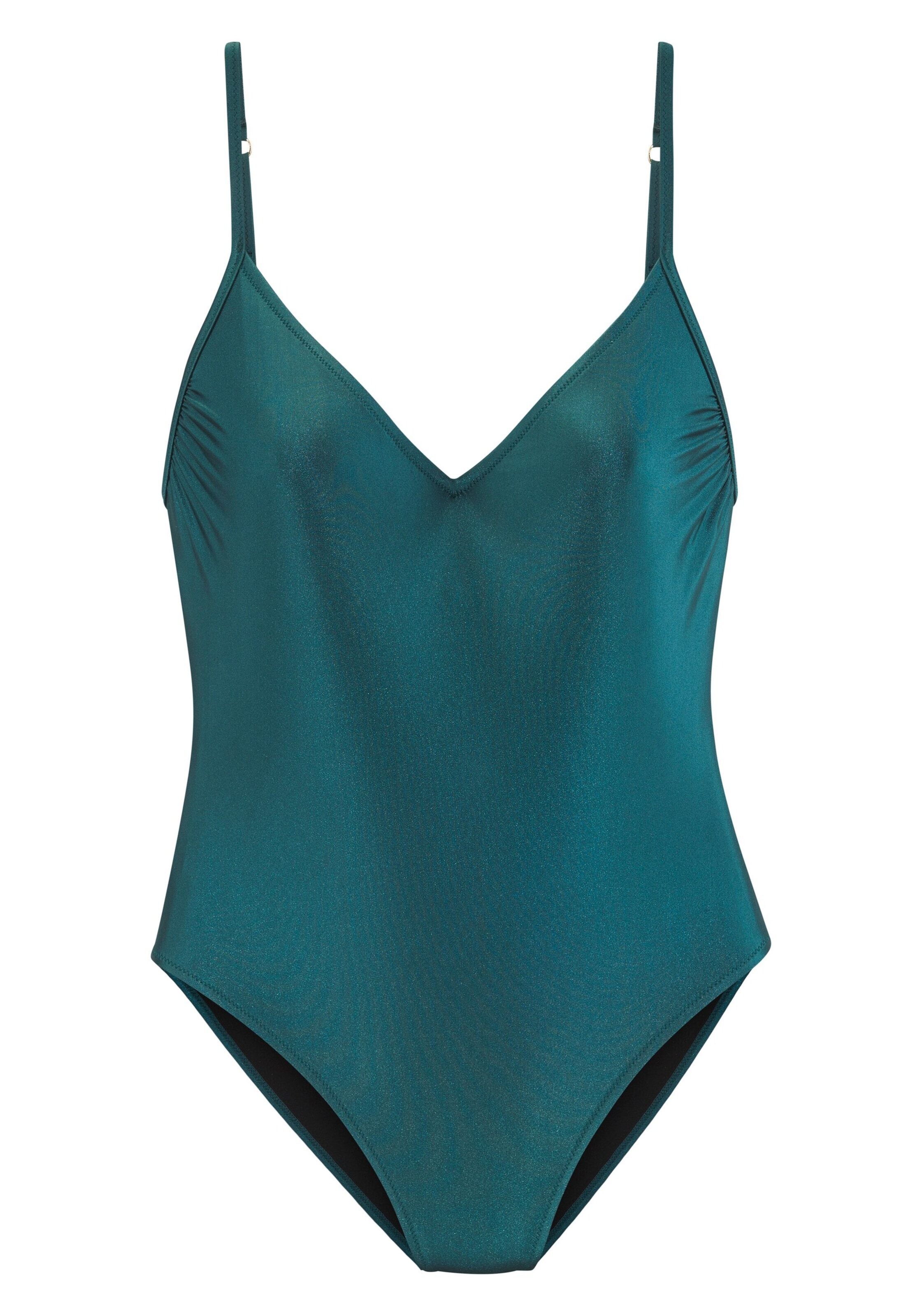 Copenhagen Studios Koszulkowy Strój kąpielowy w kolorze zielony: przód