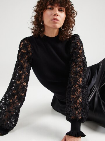 YAS Pullover 'YASFRILLME' in Schwarz