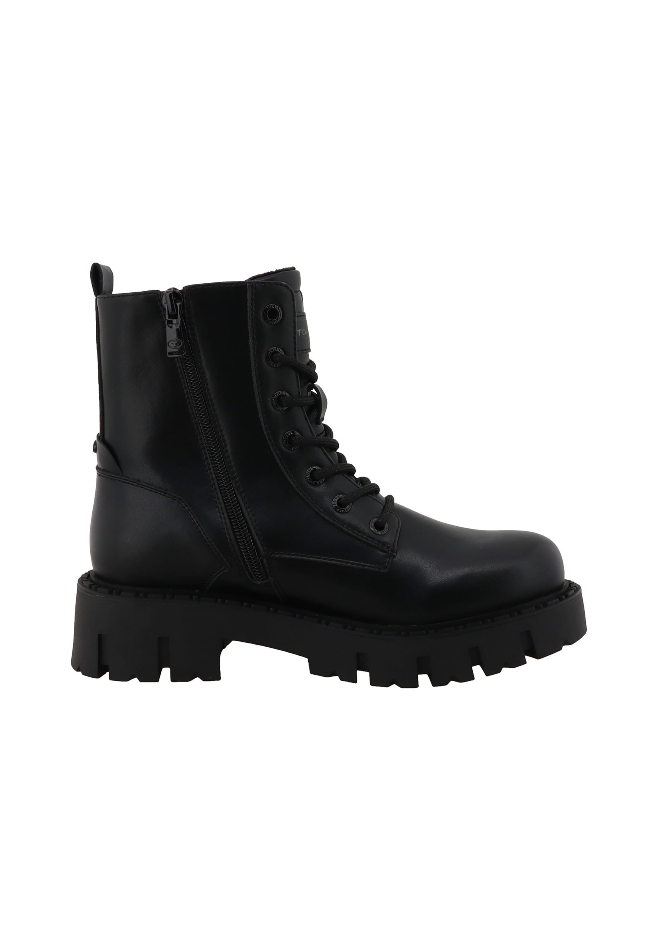 TOM TAILOR Botim com fivela em 36 em preto, Vista do artigo