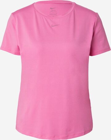 NIKE Functioneel shirt 'ONE CLASSIC' in Roze: voorkant