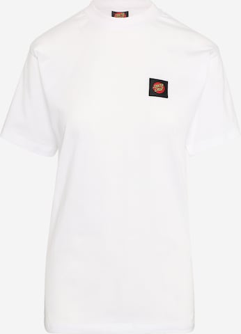Santa Cruz Shirt in Wit: voorkant