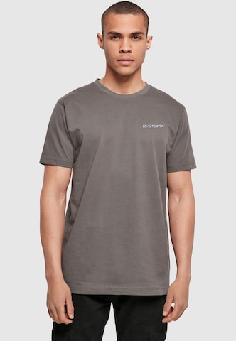 Mister Tee Shirt 'Dystopia' in Grijs: voorkant