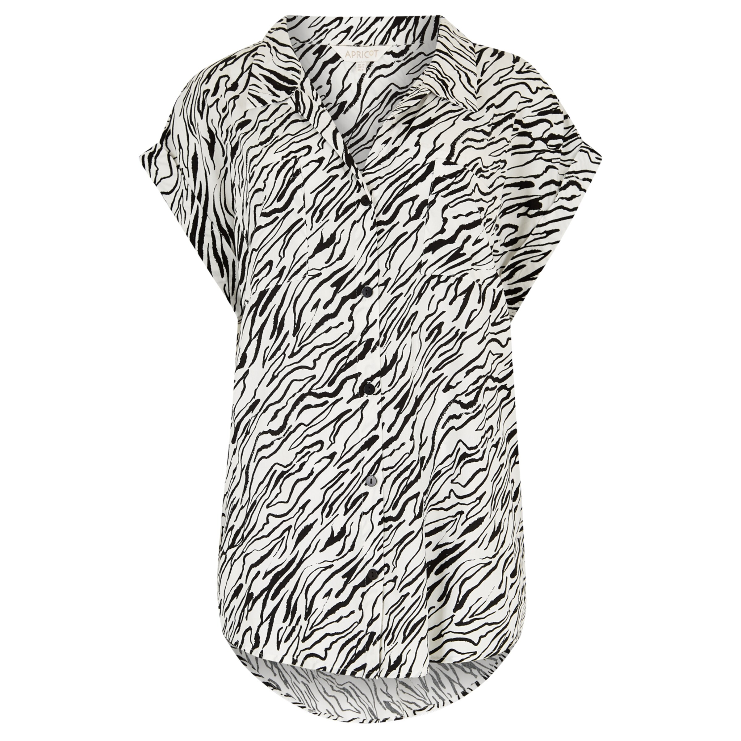 Chemisier Apricot en blanc : devant