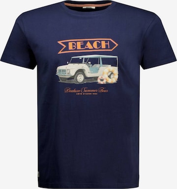 Deeluxe Shirt in Blau: Vorderseite
