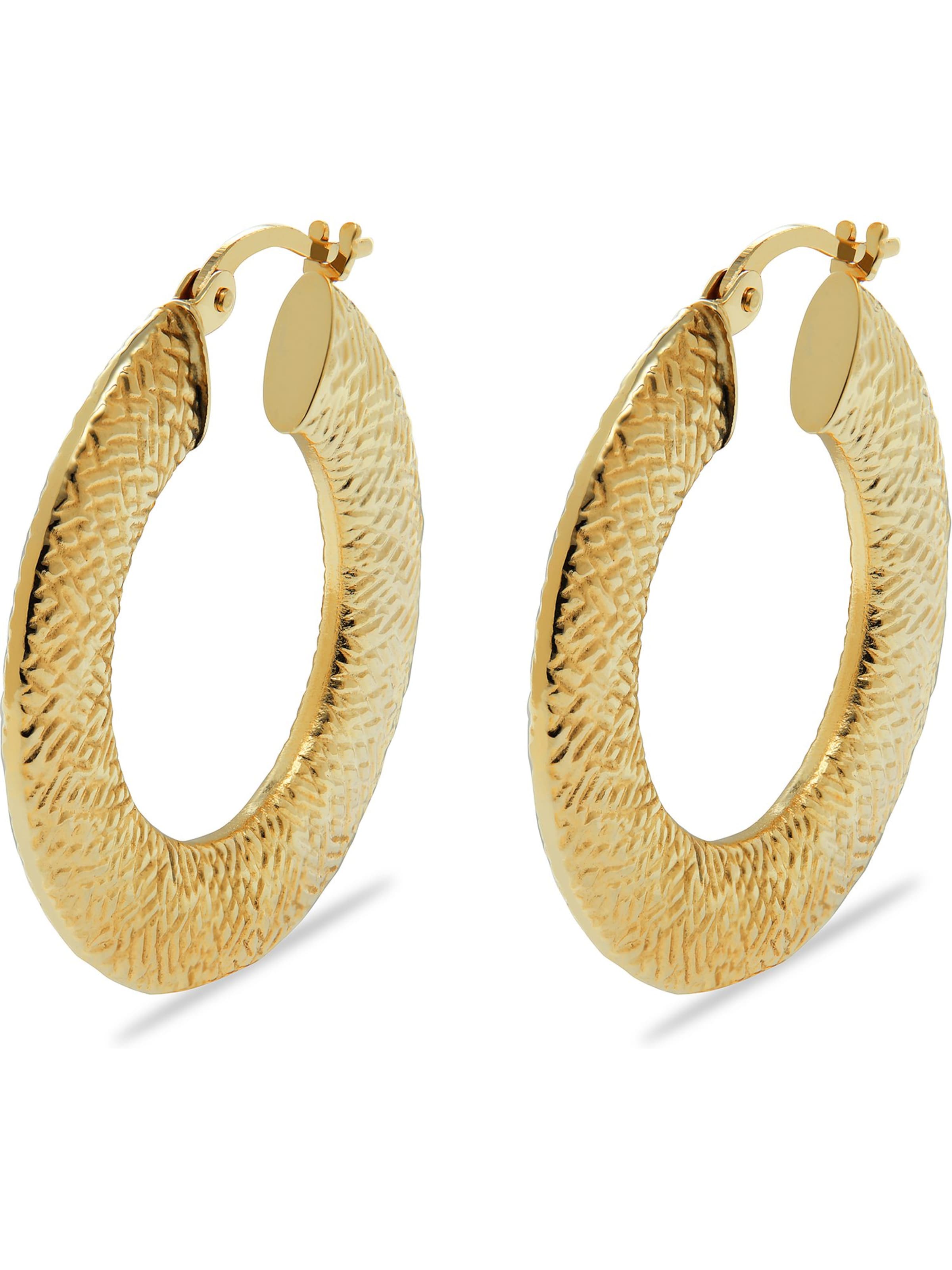 CHRIST Earrings in Yellow: front