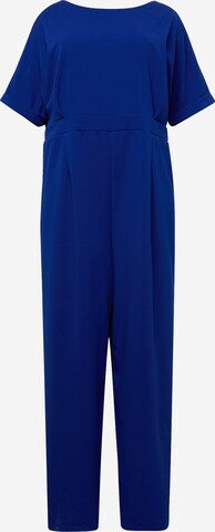 TFNC Plus Jumpsuit in Blue: front