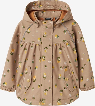 NAME IT - Chaqueta funcional 'NMFAlfa08' en beige: frente