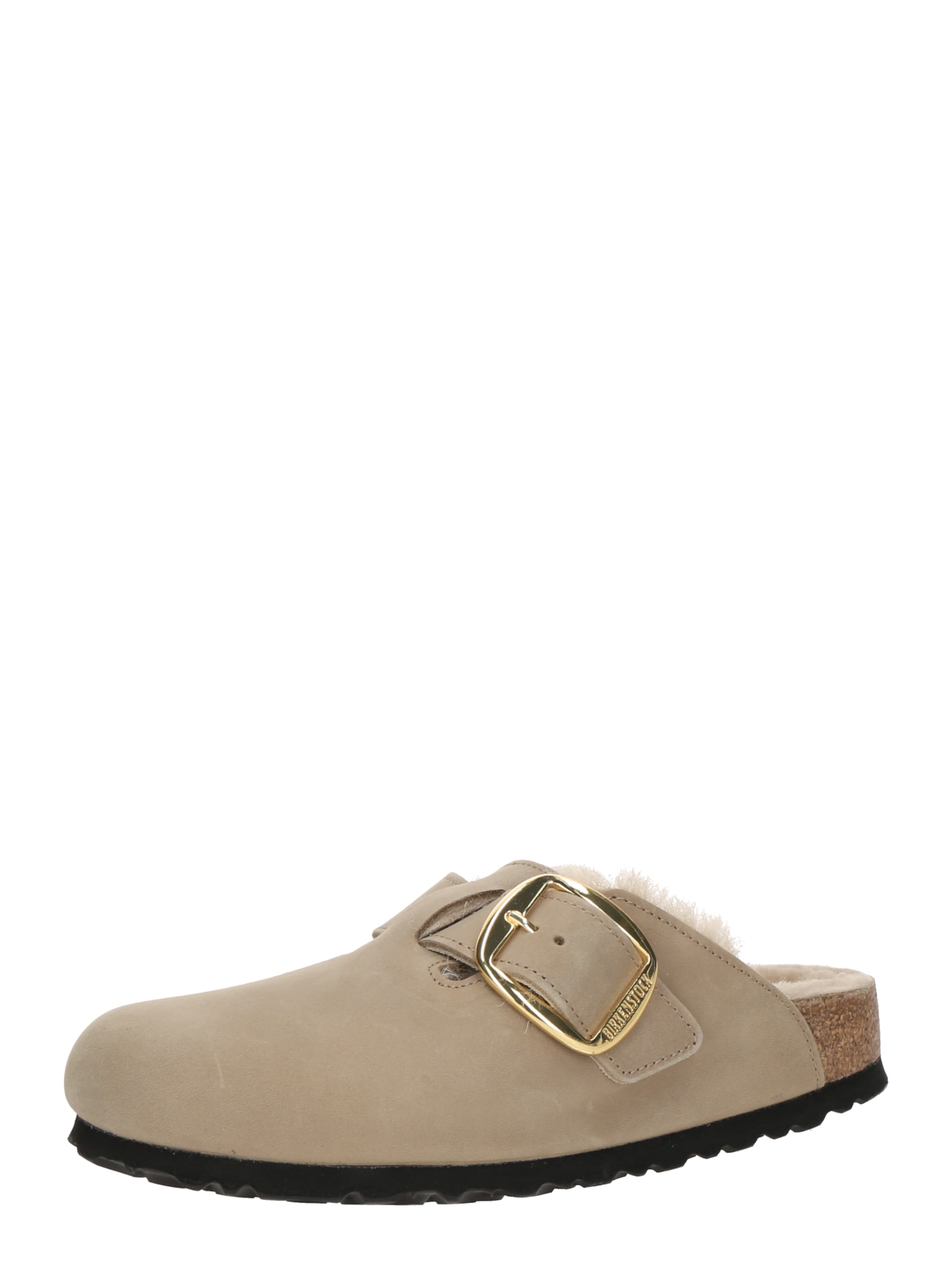 BIRKENSTOCK Pantofle 'Boston LEOI' – hnědá: přední strana