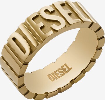 DIESEL Ring in Gold: predná strana