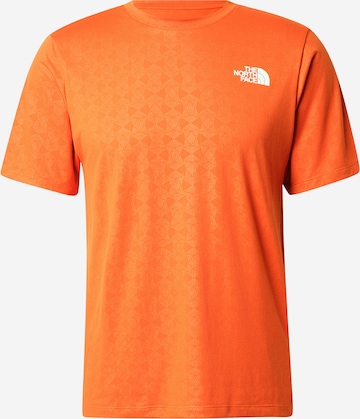 THE NORTH FACE Koszulka funkcyjna 'PENTADOME' w kolorze pomarańczowy: przód