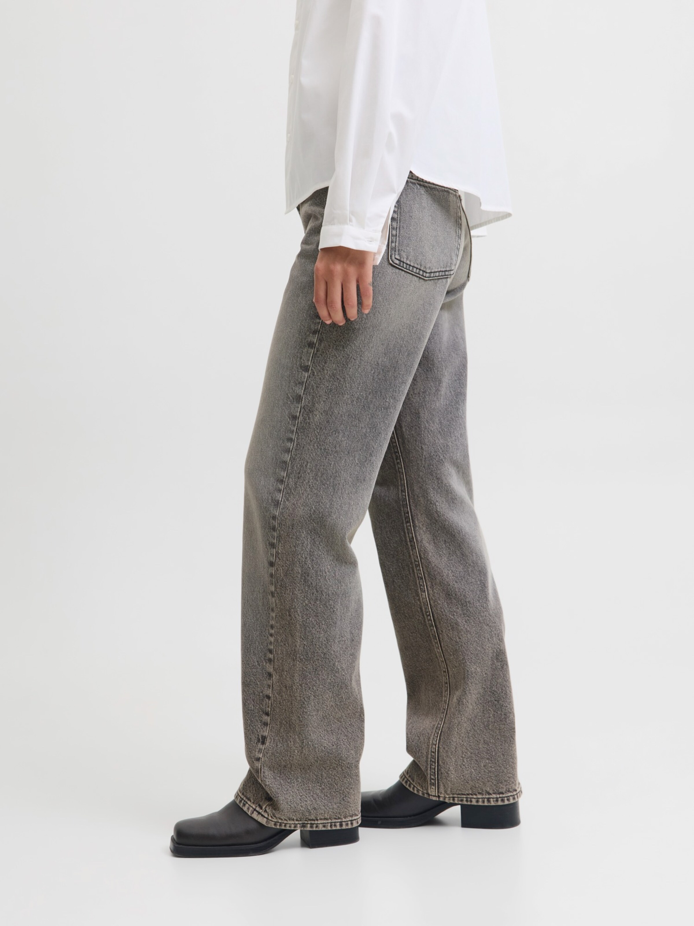 JJXX Loose fit Jeans 'JXSeville' in Grey Denim | ABOUT YOU