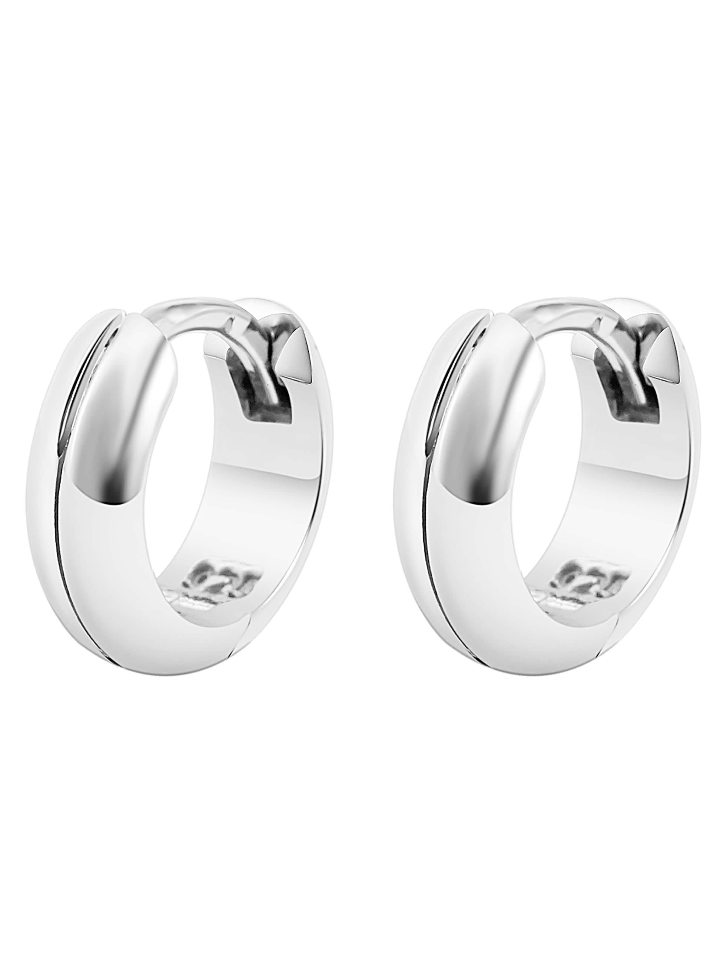 Akzent Earrings '"Oserelia" aus 925 Sterlingsilber, rhodiniert, langlebig' in Silver