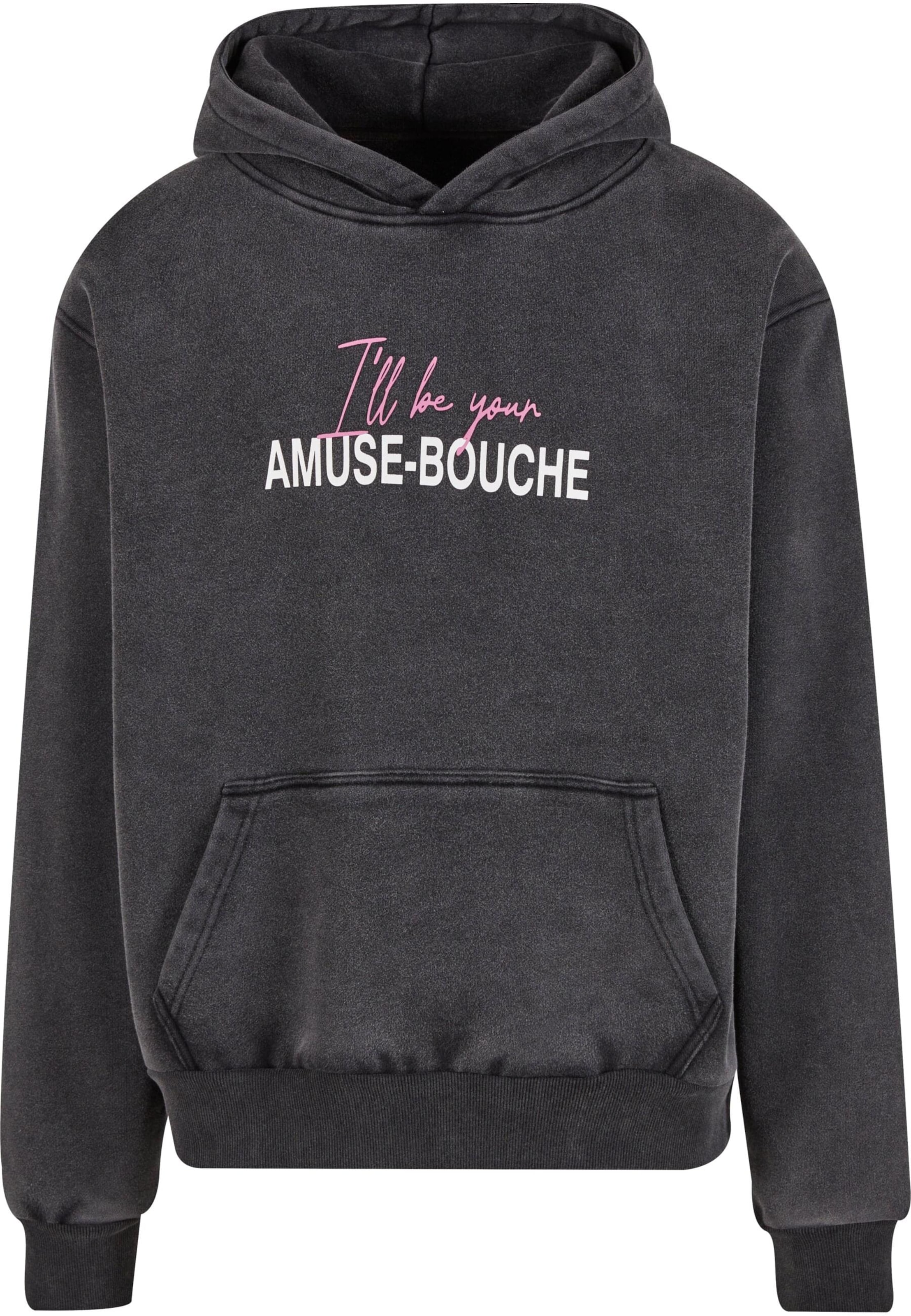 Pica Pica Sweatshirt 'Amuse-Bouche' in Black: front