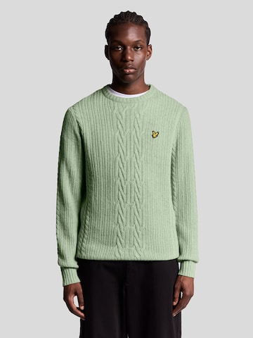 Pull-over Lyle & Scott en vert : devant