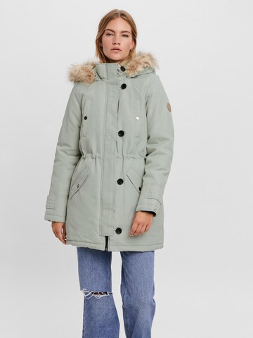 VERO MODA Téli parka 'Excursion Expedition' - szürke: elől