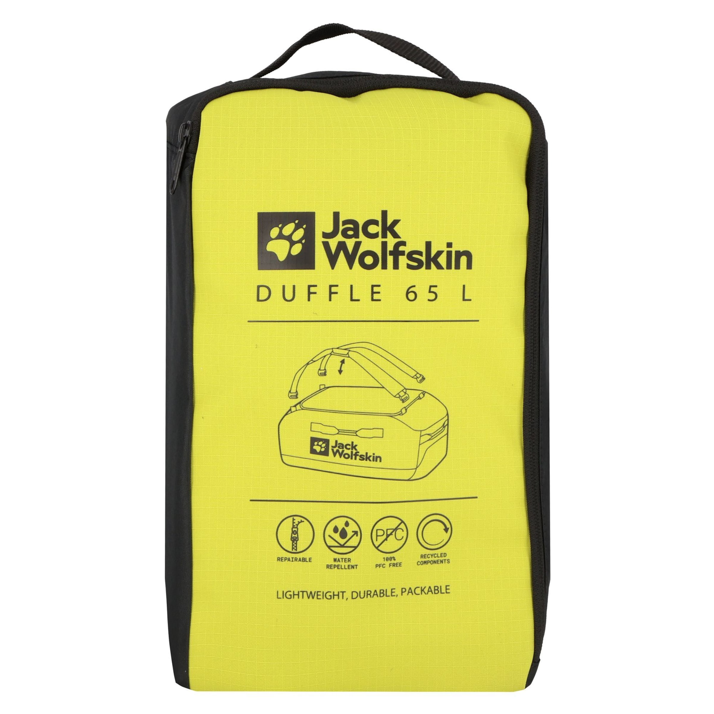 Sac de voyage 'All-In Duffle 65' JACK WOLFSKIN en jaune