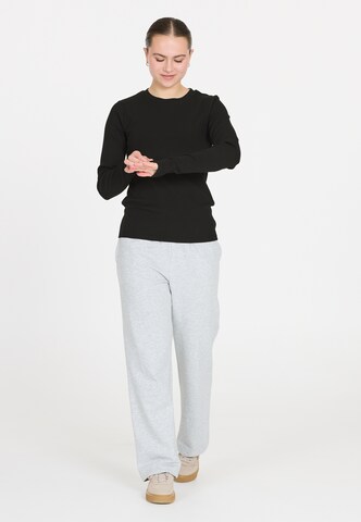 Les'Arcs Langarmshirt 'Ashtyn' in Schwarz