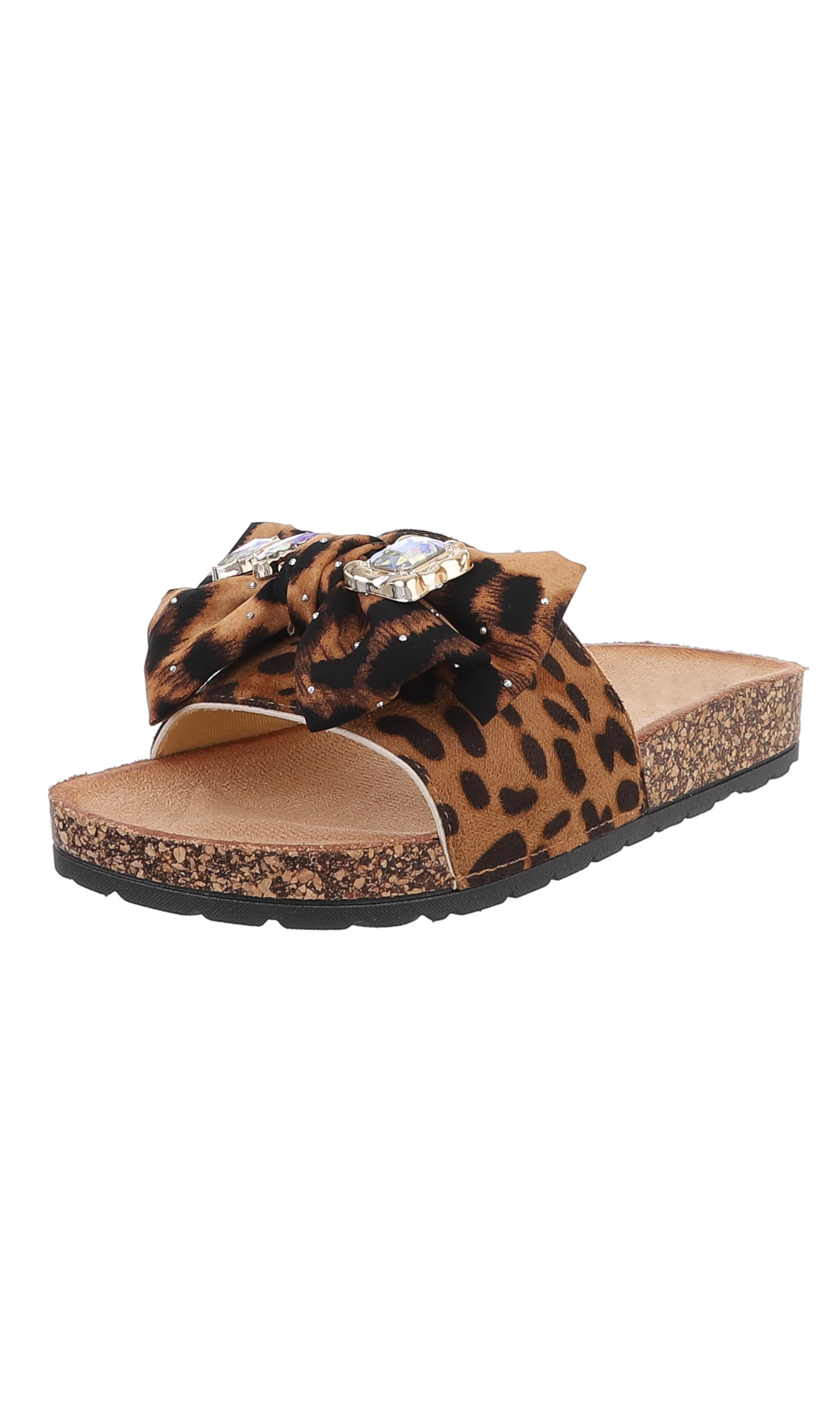 Ital-Design Mules in Brown: front