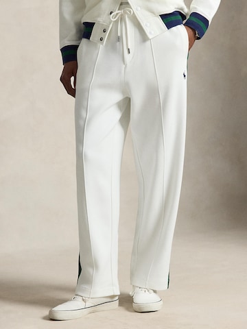 Loosefit Pantalon Polo Ralph Lauren en blanc : devant