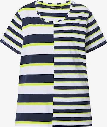 Ulla Popken Shirt in Blauw: voorkant