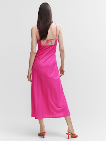 MANGO Společenské šaty 'Maira' – pink