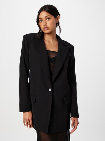 Misspap Blazer in Black: front