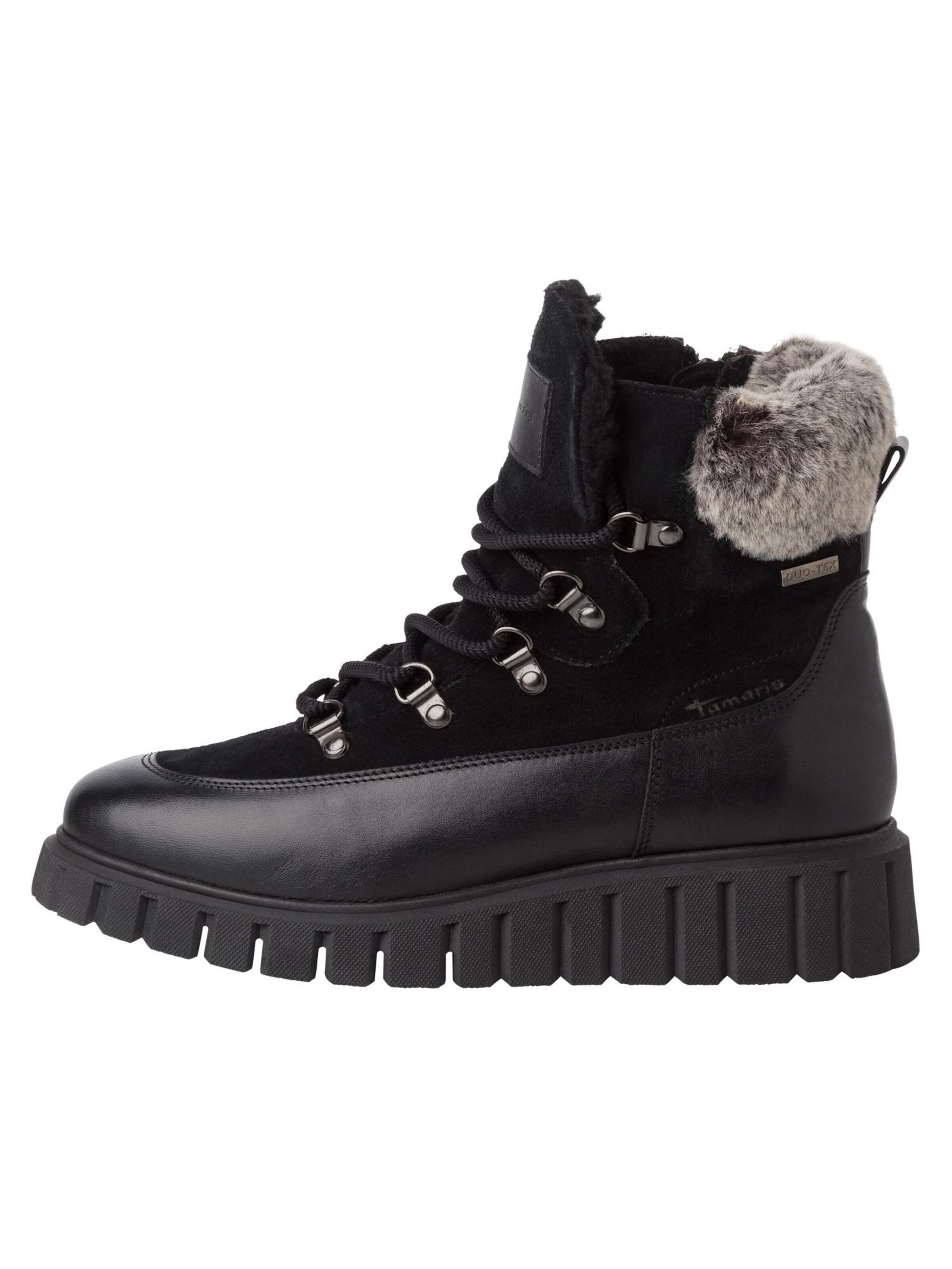 Bottes à lacets Tamaris en noir