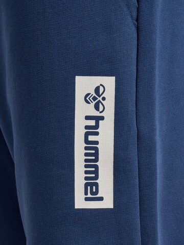 Hummel Tapered Sporthose 'FLOW' in Blau