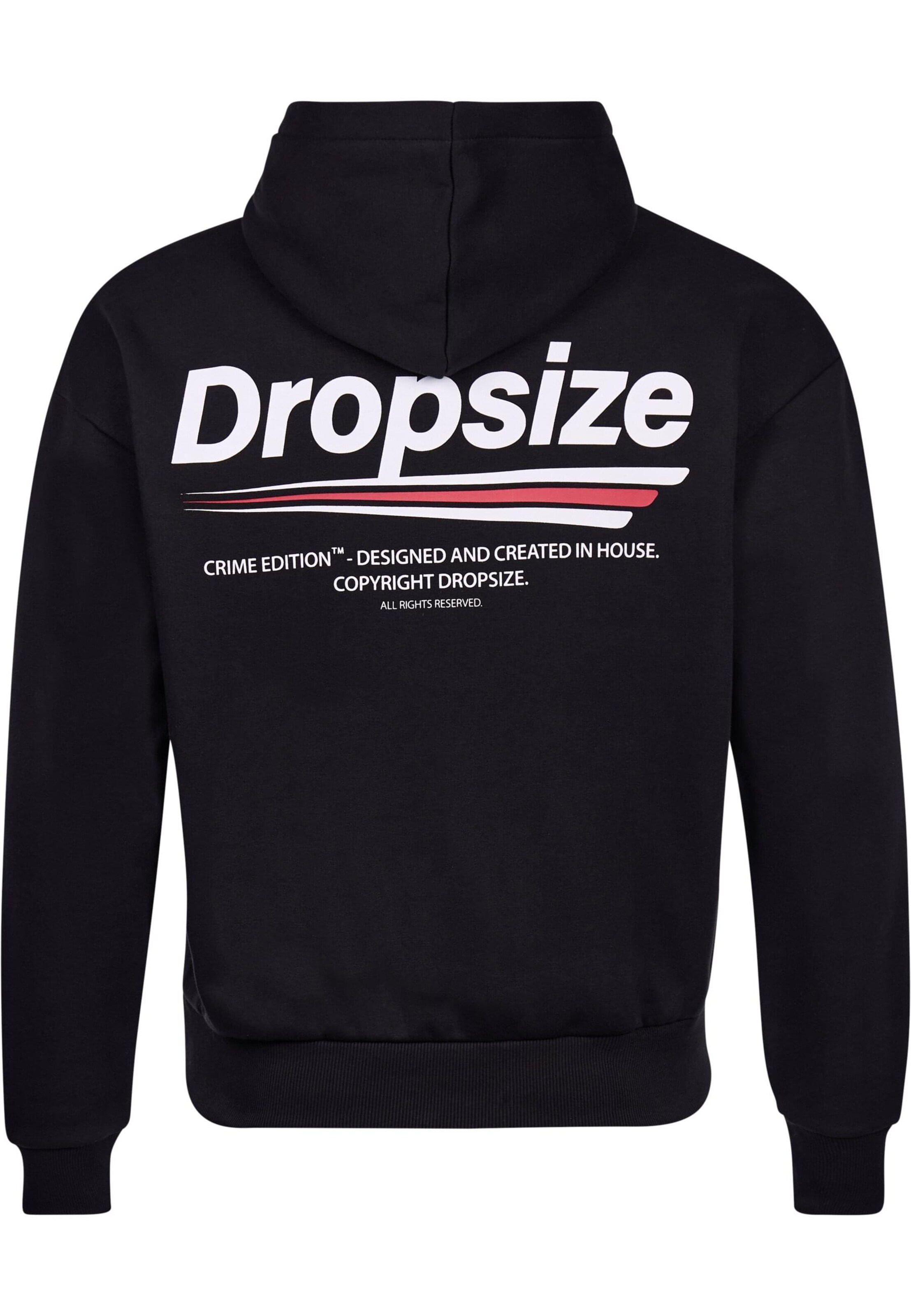 DropsizeSweater majica - crna boja