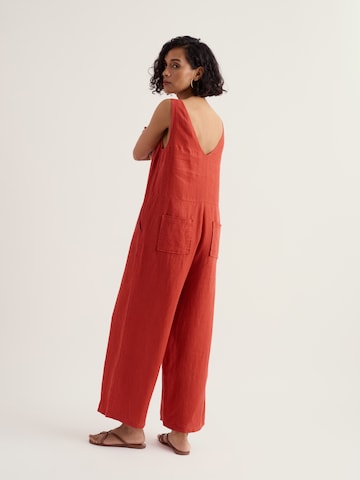 Wide Leg Combinaison 'Salt Air' Seasalt Cornwall en orange