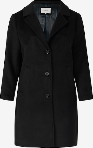 s.Oliver Tussenmantel in Zwart: voorkant
