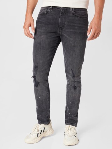 LEVI'S ® Tapered Jeans '512 Slim Taper' in Black: front