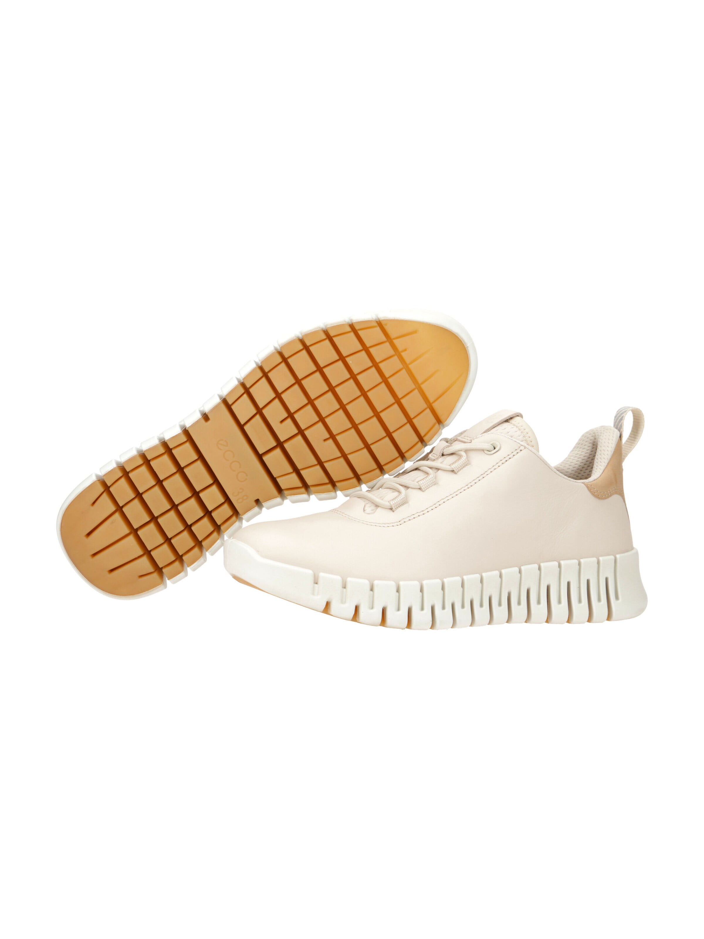 ECCO Lace-Up Shoes in Beige