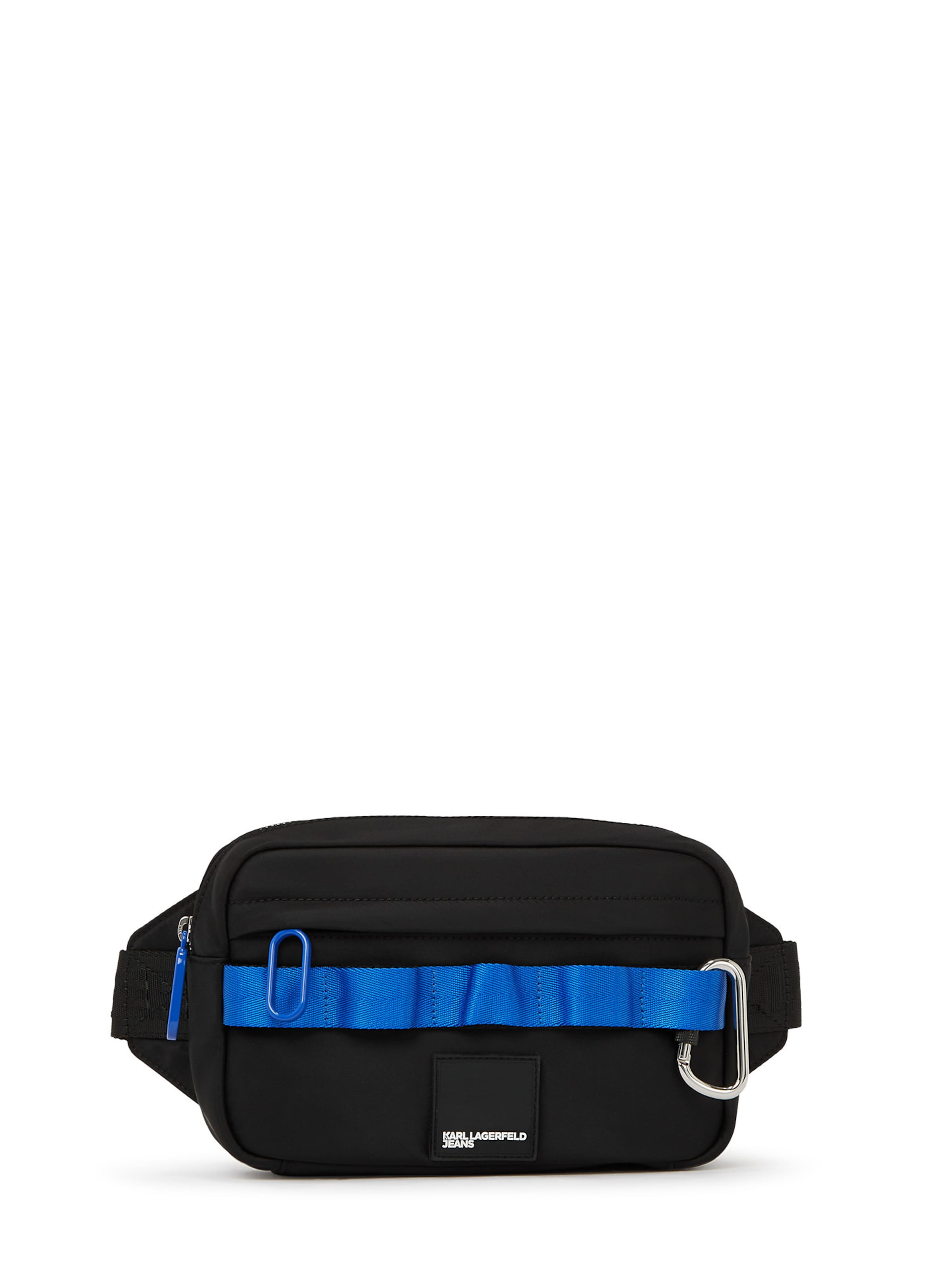 KARL LAGERFELD JEANS Torba na pasek 'Canyon' w kolorze czarny: przód
