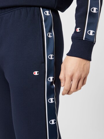 Champion Authentic Athletic Apparel Zúžený Kalhoty – modrá