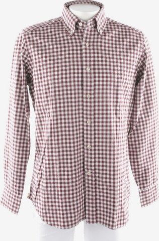 Matteucci Button Up Shirt in M in Red: front