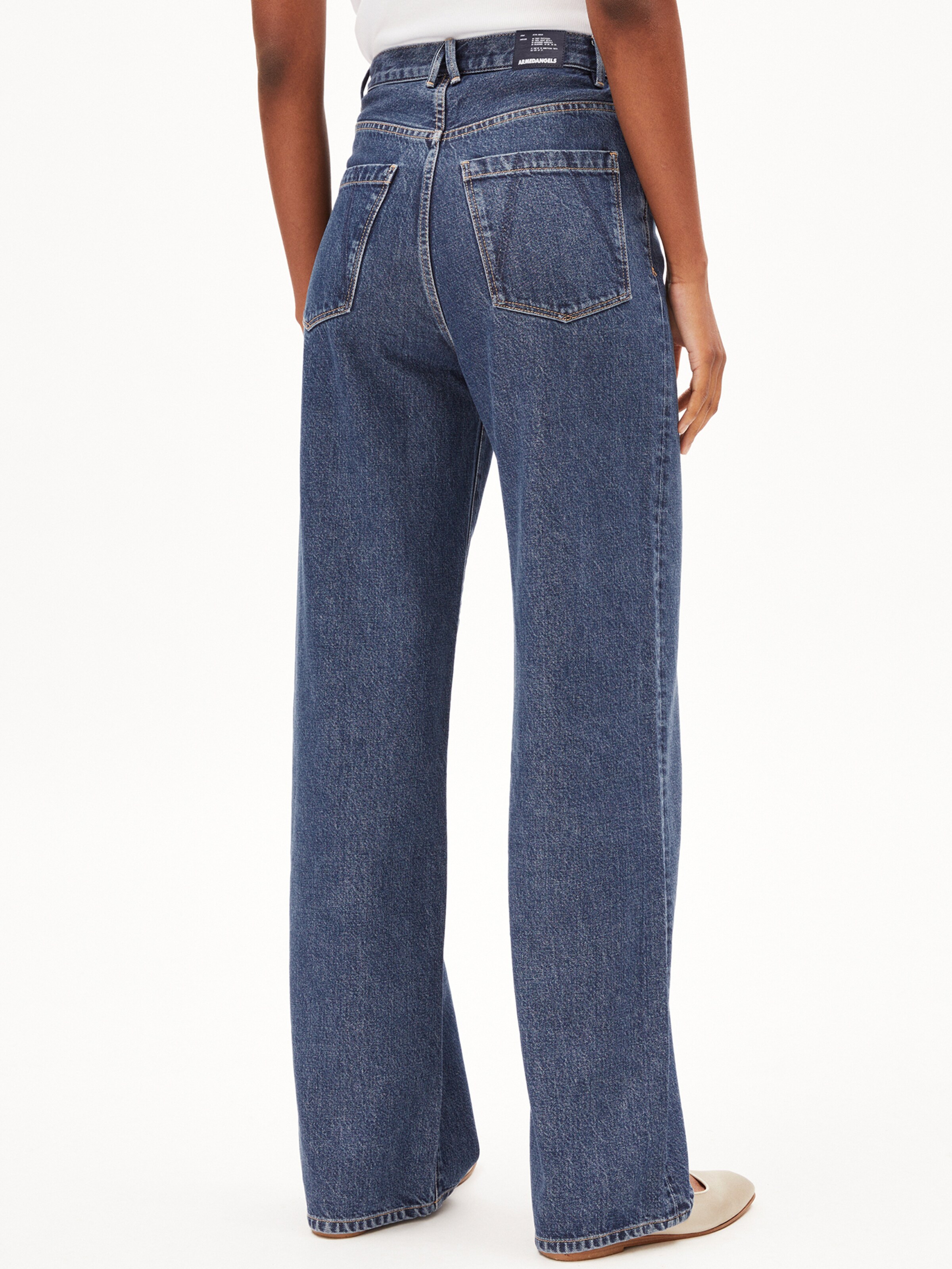 ARMEDANGELS Wide Leg Jeans ENIJAA FLOW in Blau: Vorderseite