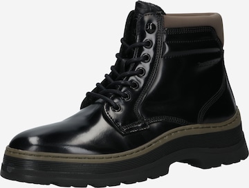 SCOTCH & SODA Lace-Up Boots 'Maffei' in Black: front