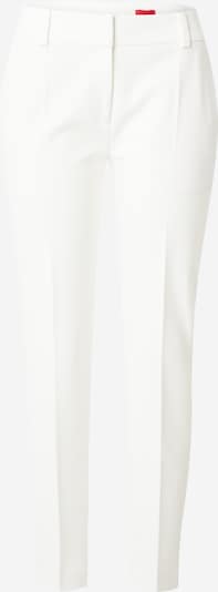HUGO Pantalon à plis 'Hedima' en blanc, Vue avec produit