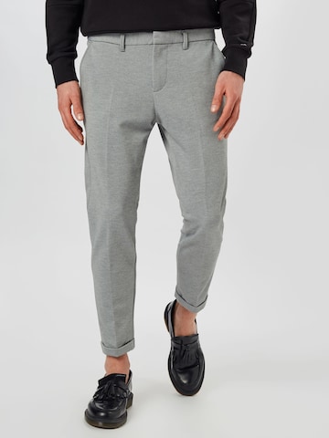 TOM TAILOR DENIM Regular Chino Pants in Grey: front