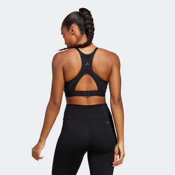 ADIDAS PERFORMANCE Medium Support Sports Bra 'Powerimpact' in Black